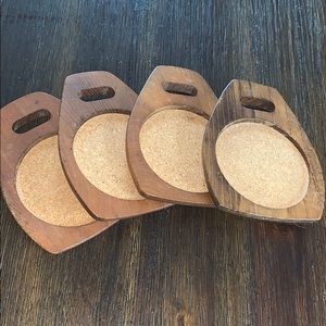 Set of 4 Wooden Coasters